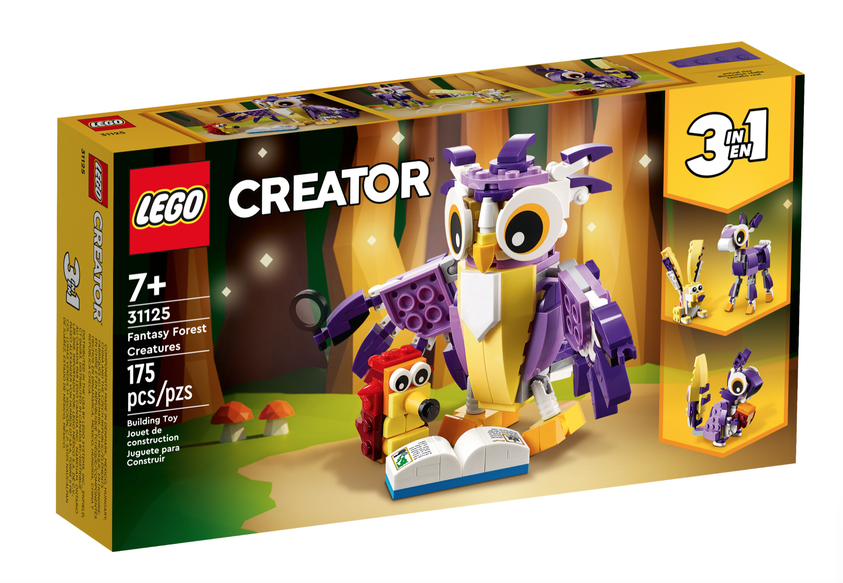[飛米樂高積木磚賣店] LEGO 31125 Creator-奇幻森林動物