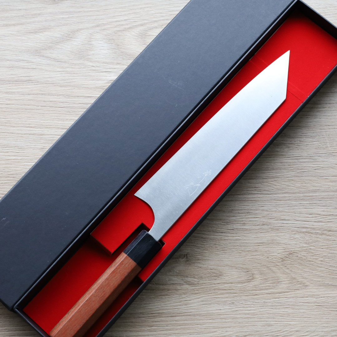 甲鉄 柴田崇行 牛刀 210mm SG2粉末HSS鋼/付鞘