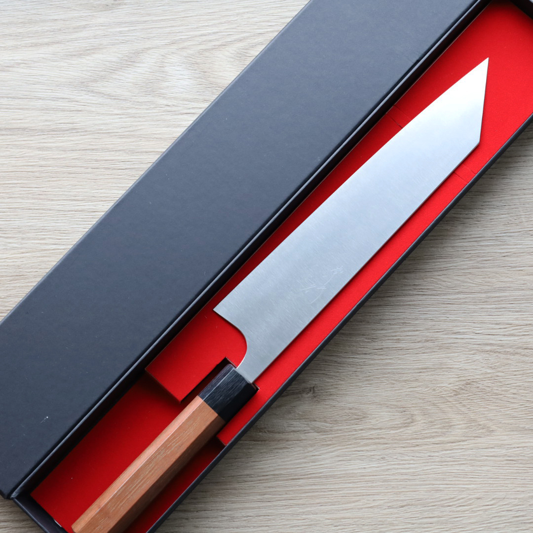 甲鉄 柴田崇行 牛刀 240mm SG2粉末HSS鋼/付鞘