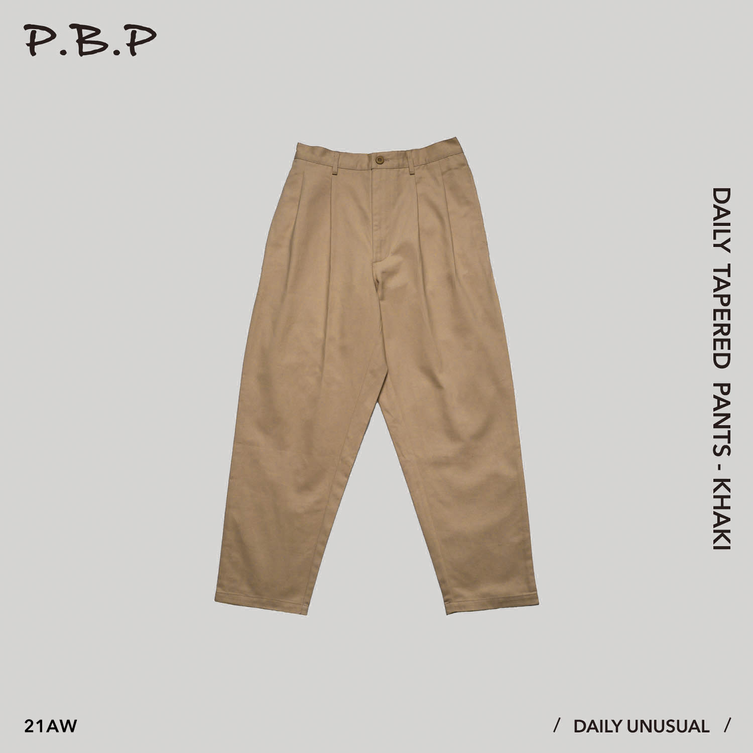 P.B.P Daily Tapered Pants Khaki