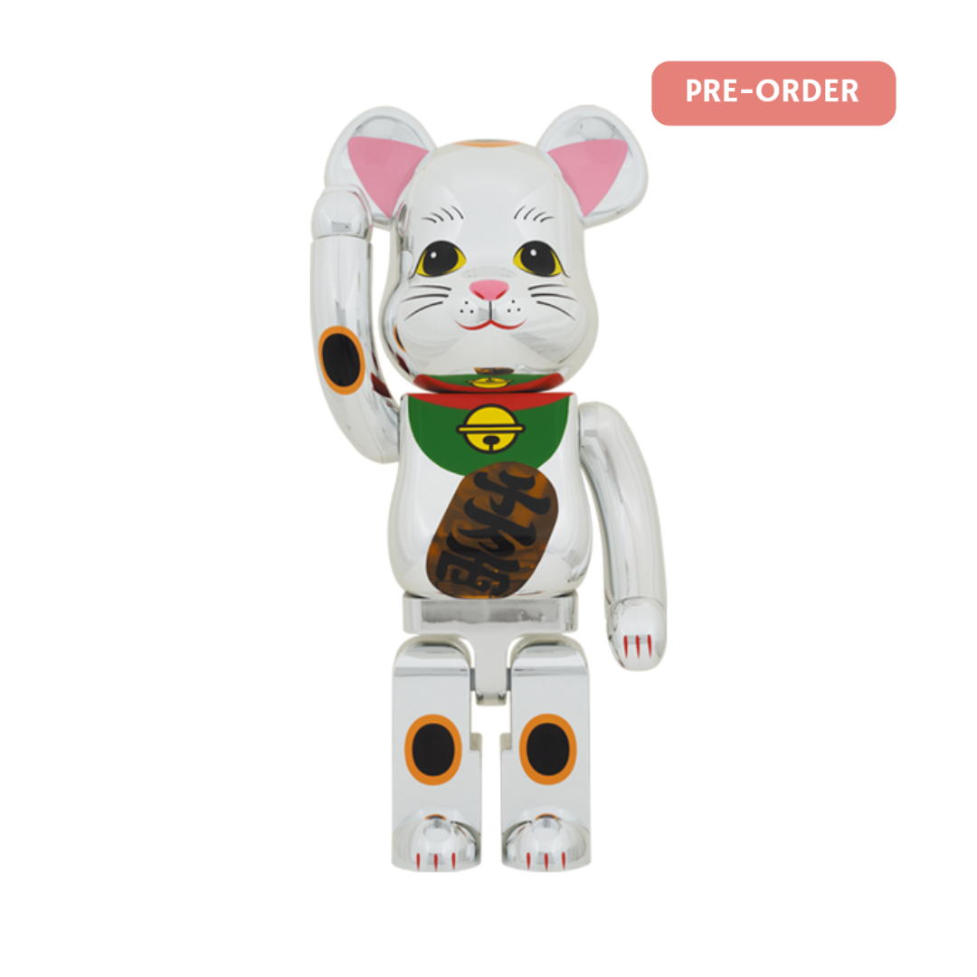 BE@RBRICK FLOR@ SILVER 1000％-