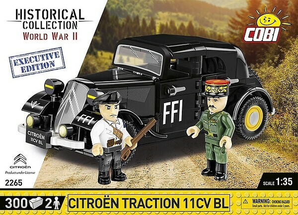 Cobi: WWII 2265 1938 CITROEN TRACTION 11CV BL (300pcs) - Executive Edition