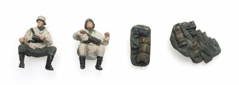 Artitec 387.254 HO規 Kettenkrad crew and luggage winter 船員和行李 冬裝