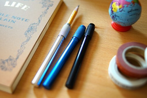 鋁製金屬鉛筆輔助軸：鉛筆延長器