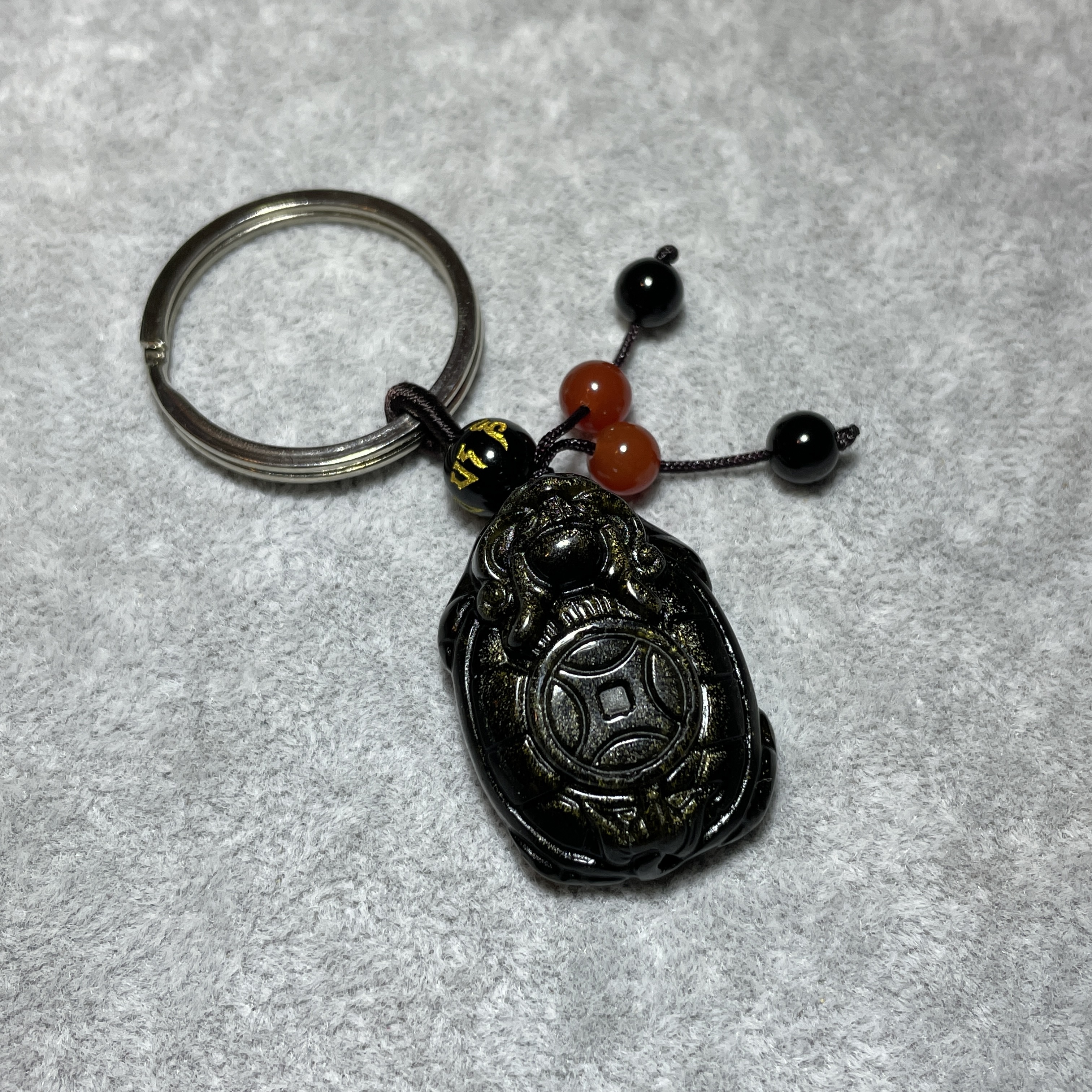 金曜石龍龜匙扣