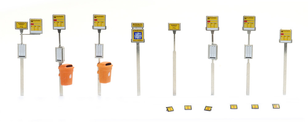 Artitec 387.456 HO規 Bus stop signs 巴士站牌
