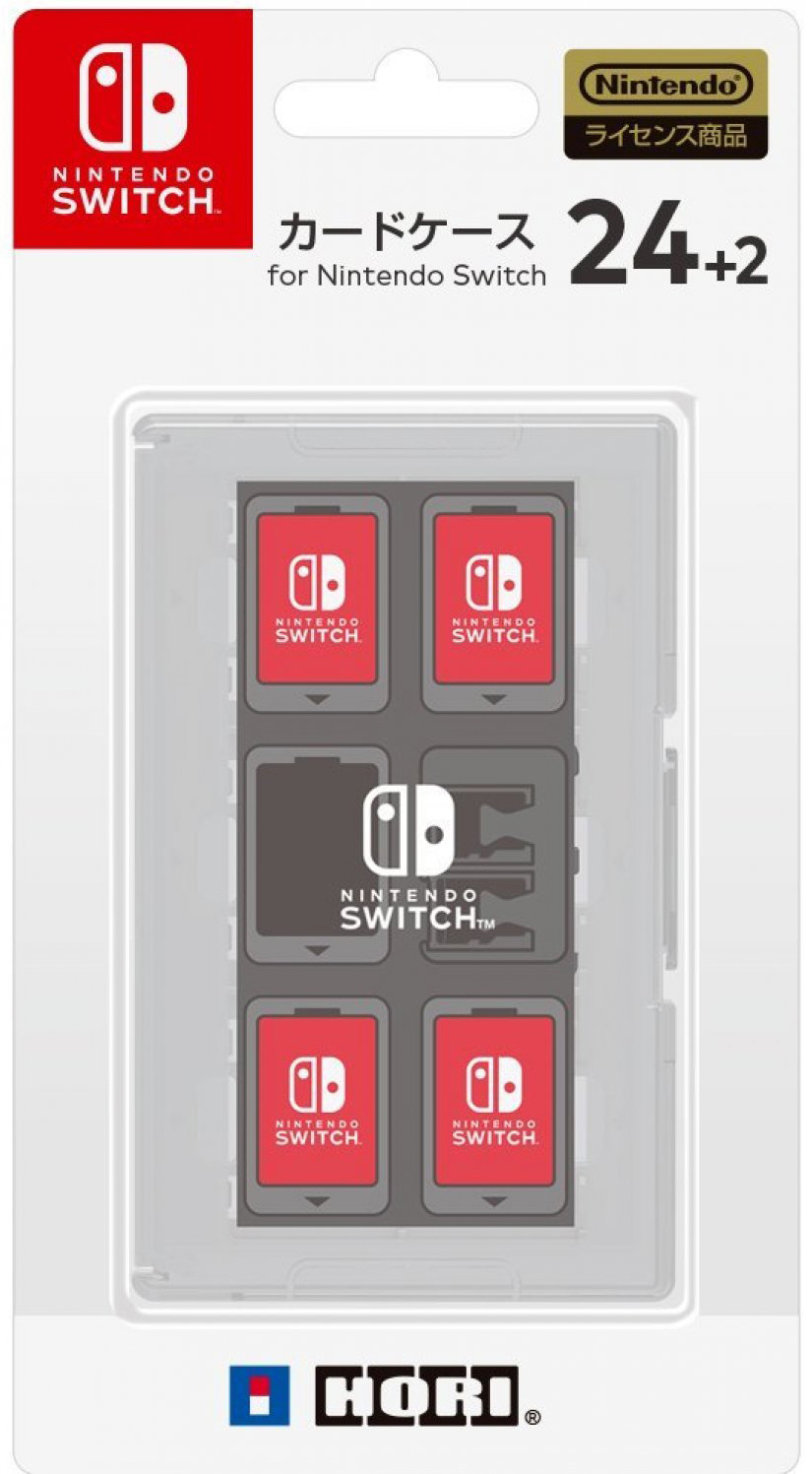 NS HORI 遊戲卡匣收納盒 24+2 白