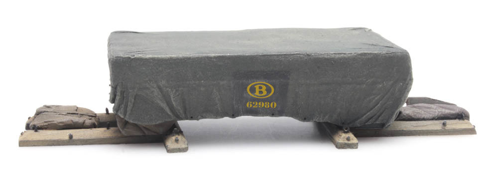 Artitec 487.801.68 HO規 Cargo: Shipping crate under tarpaulin "NMBS" 貨物