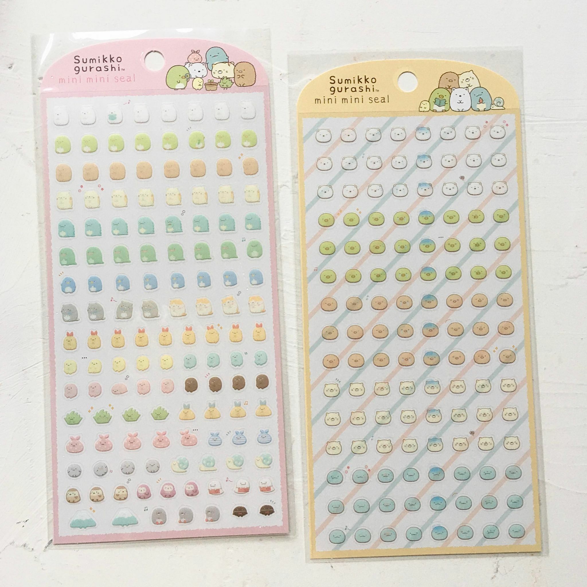 角落生物迷你透明貼紙｜San-X