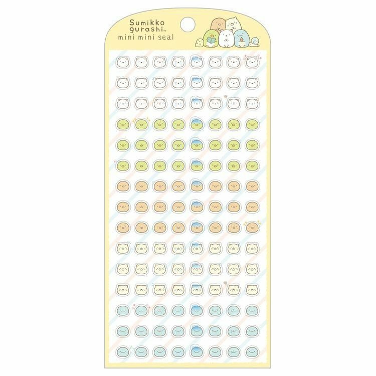 角落生物迷你透明貼紙｜San-X