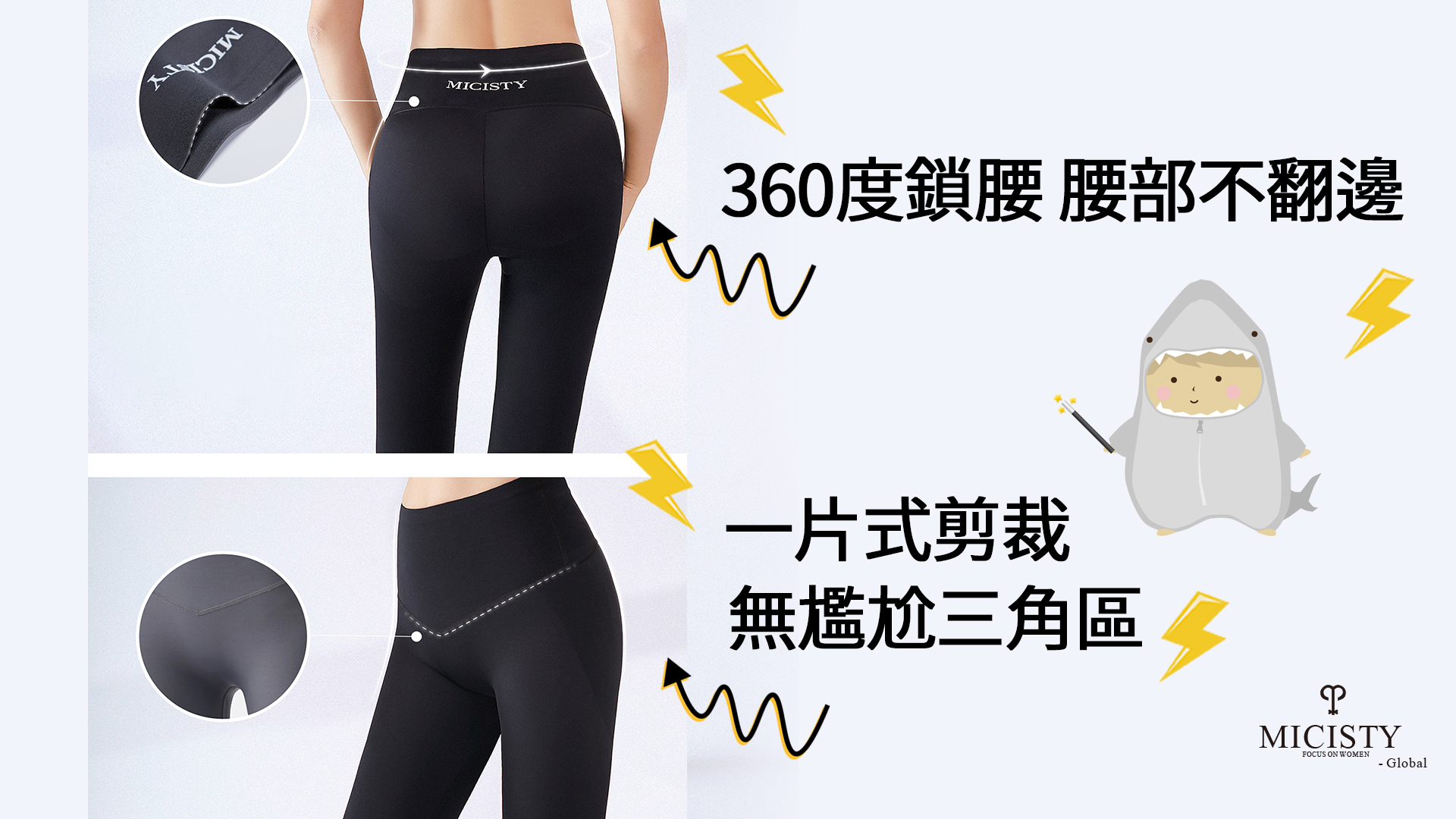 Micisty Global sharkpants