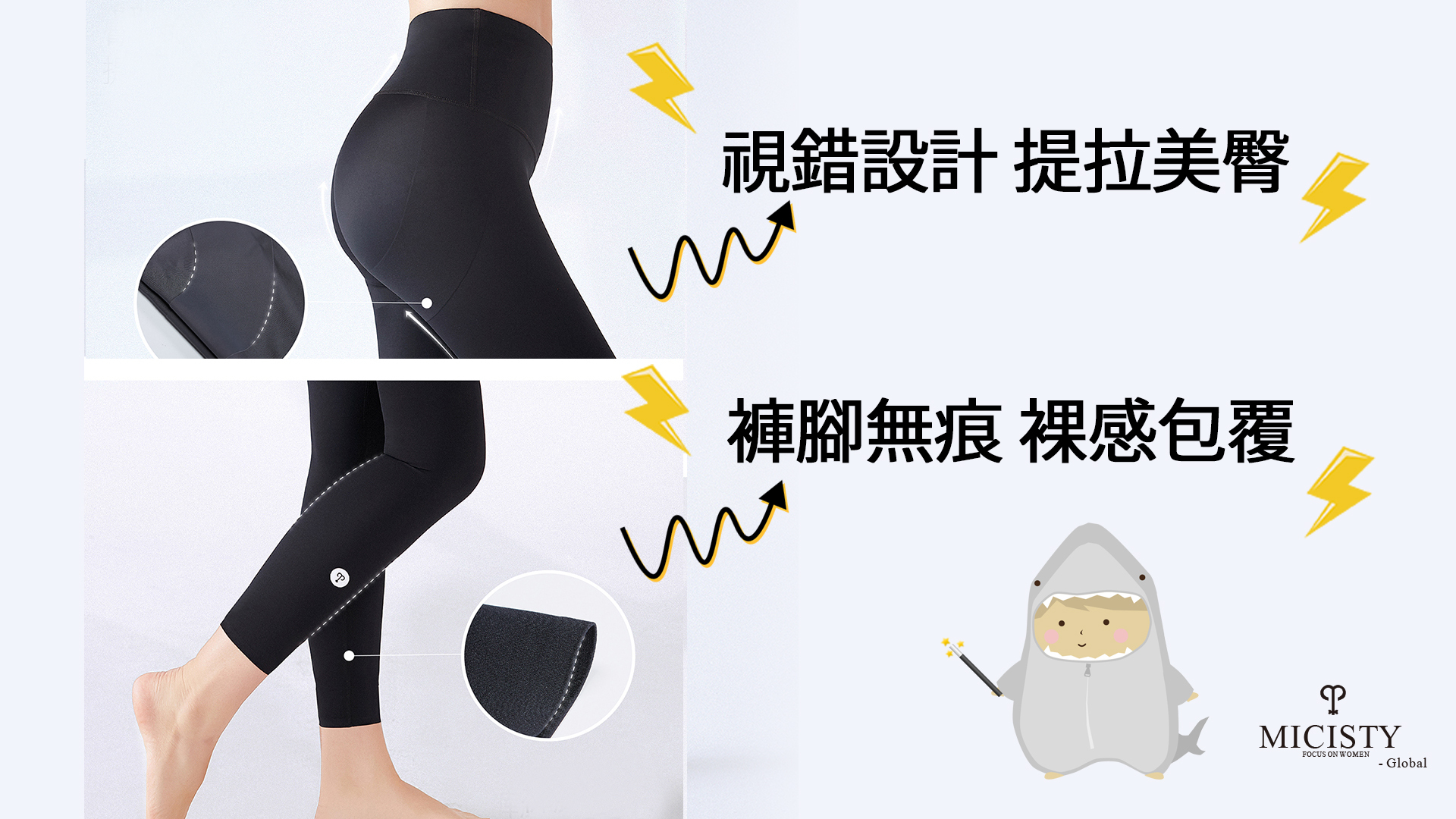 Micisty Global sharkpants