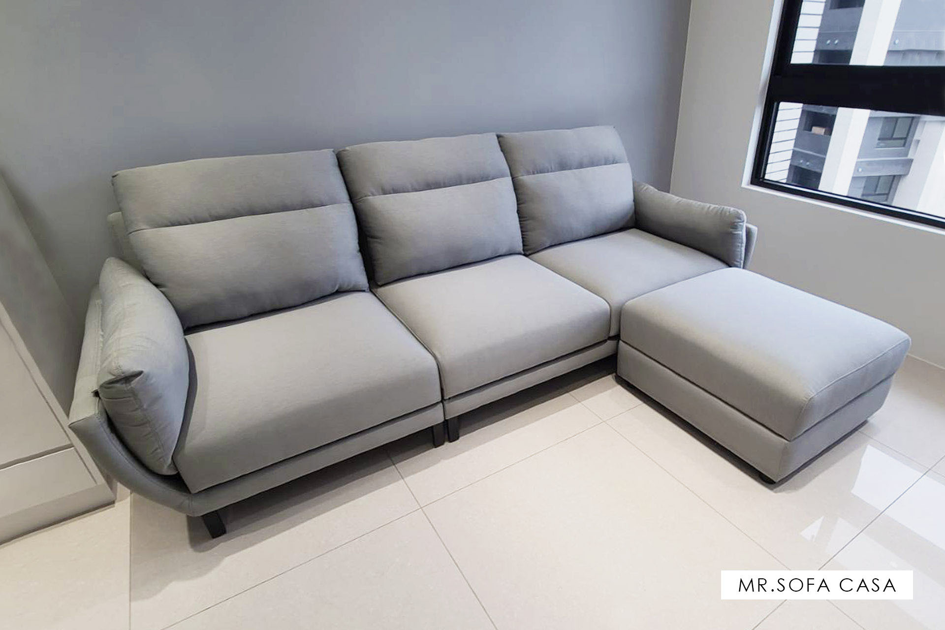 新諾亞沙發外表蓬鬆柔軟，看起來溫馨又可愛