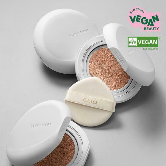 [ CLIO ] Veganwear Hyaluronic Serum Cushion SPF45 PA++