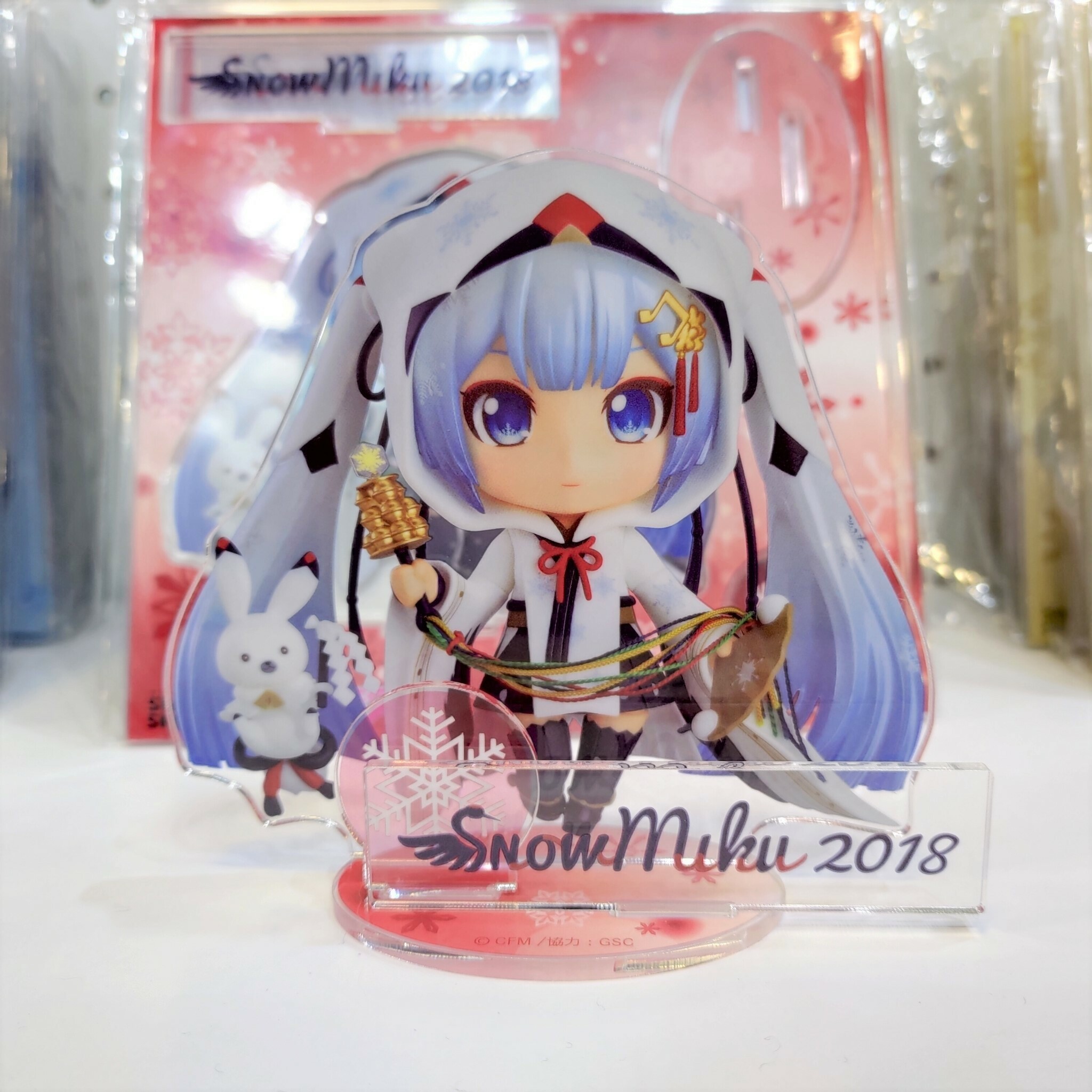 初音未來-壓克力牌-雪未來-2018