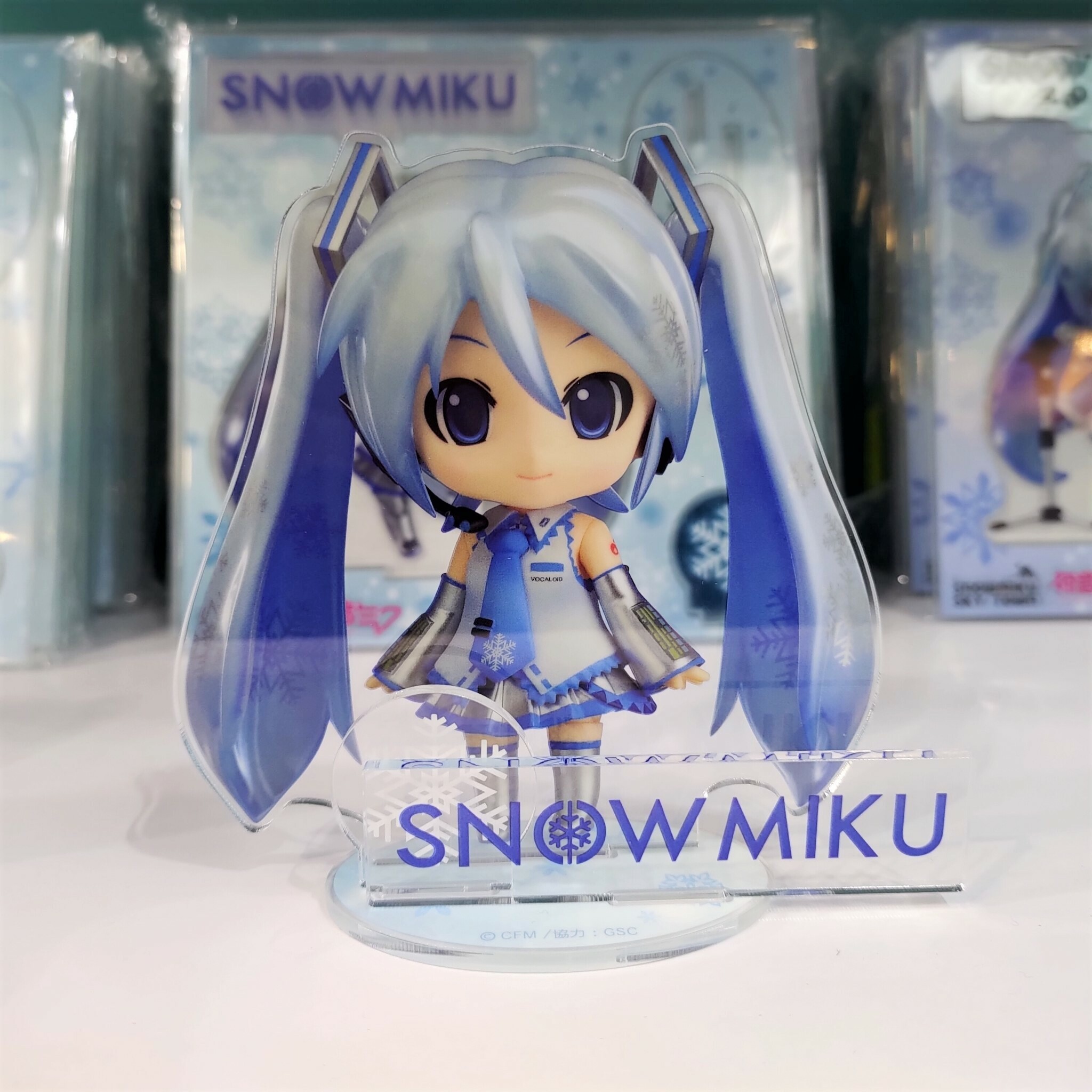 初音未來-壓克力牌-雪未來-2010