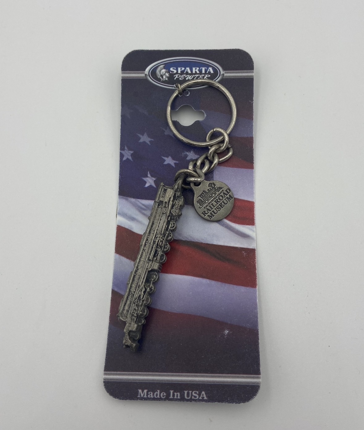 加拿大製 4-6-2 半立體 浮標式 全金屬 鑰匙圈