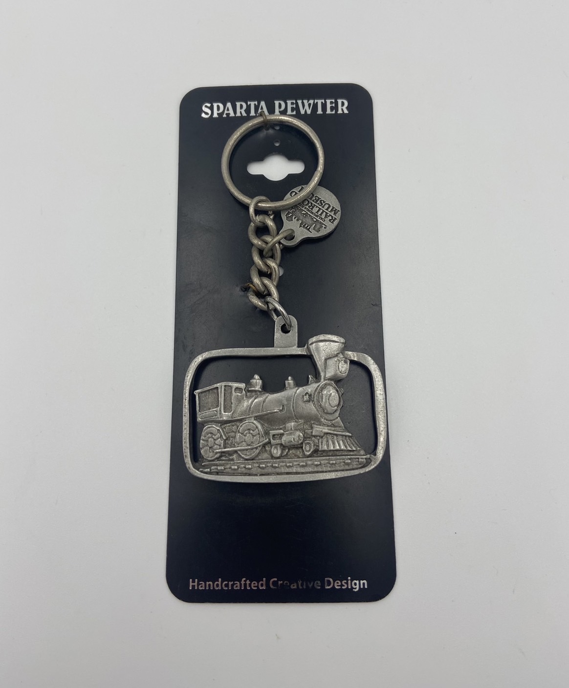 加拿大製 4-4-0 半立體 浮標式 全金屬 鑰匙圈