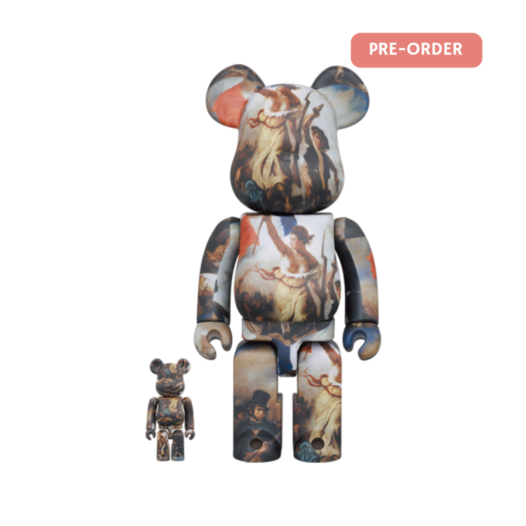 BE@RBRICK Eugène Delacroix "Liberty Leading the People" 100％ & 400％