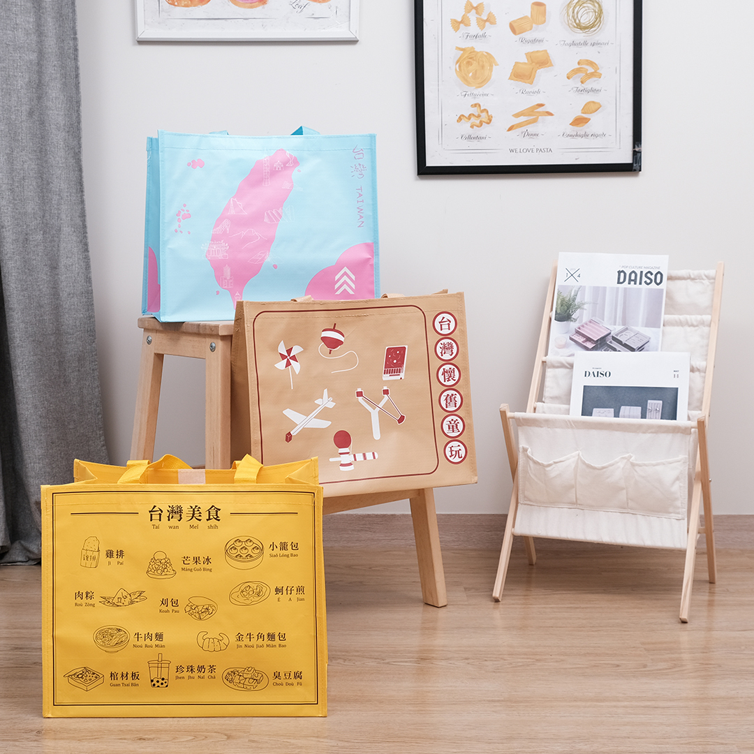 購物袋/台灣美食31x37x20.5cm