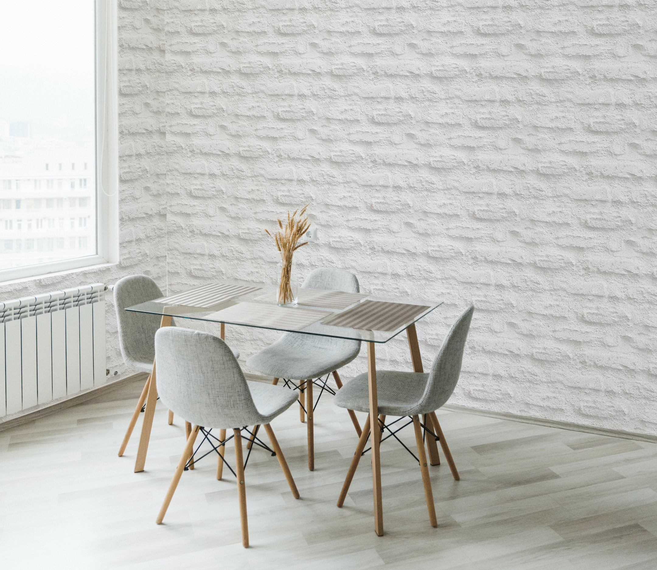 美牆壁布//地中海白磚(約1.5坪/捲)