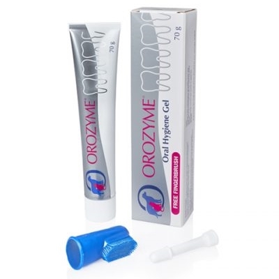 Ecuphar Orozyme Oral Hygiene Gel with Brush 70g