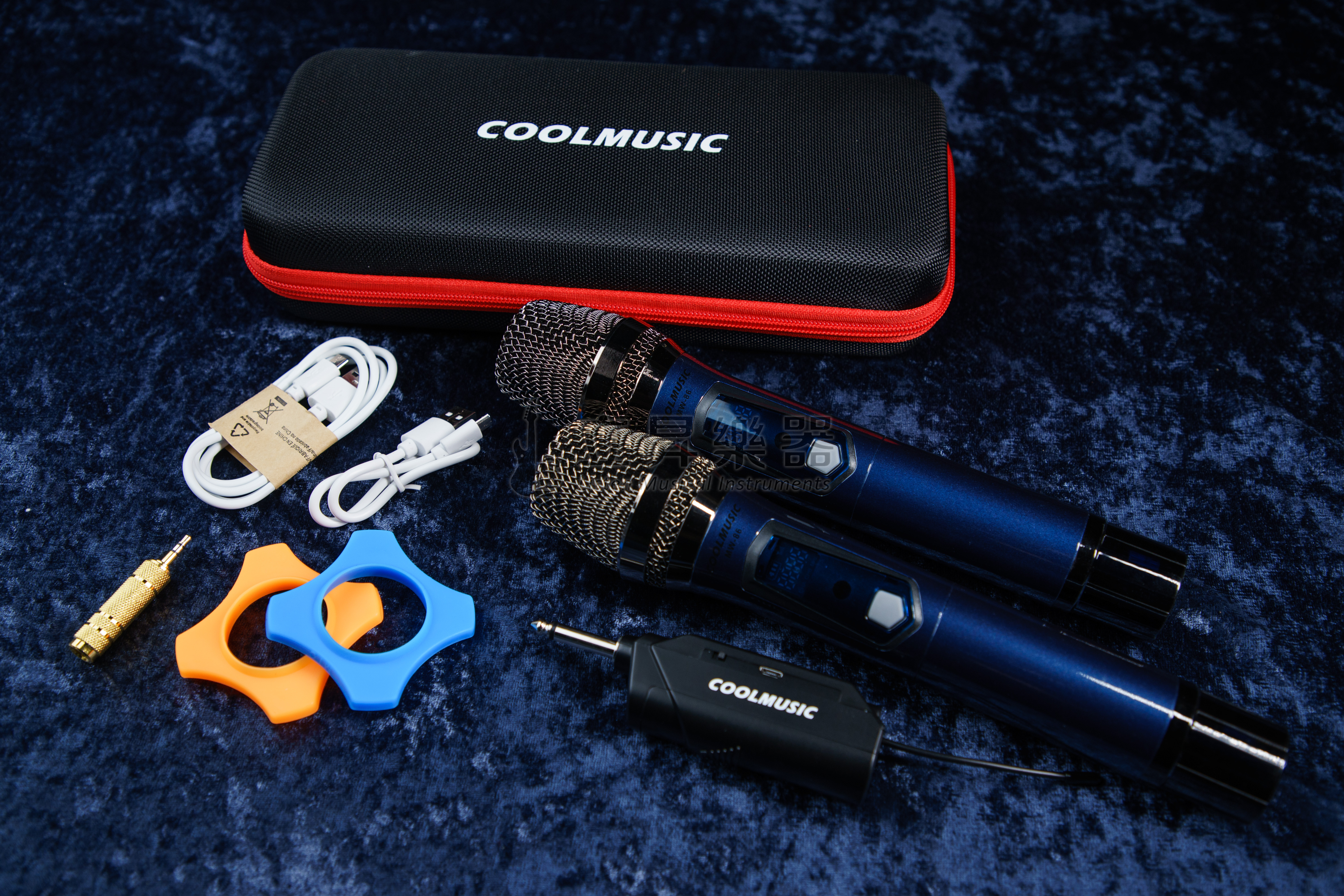 【多款規格】 Coolmusic 無線麥克風 U頻 充電式 附收納盒  ｜ MW-86 一對一 / MW2-86 一對二