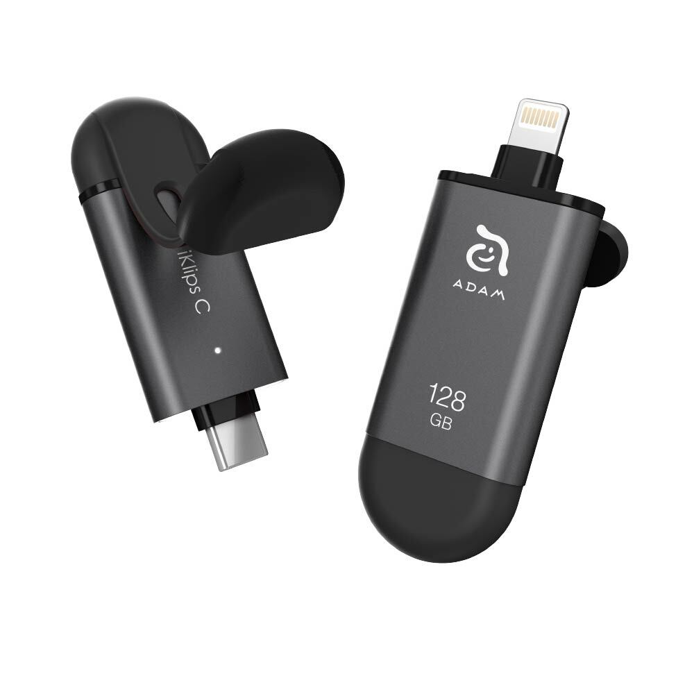 【新品•未使用】ADAM elements  iklips DUO ＋　64GB Amazon | ADAM iKlips DUO+ iPhone対応 Lightning(ライトニング