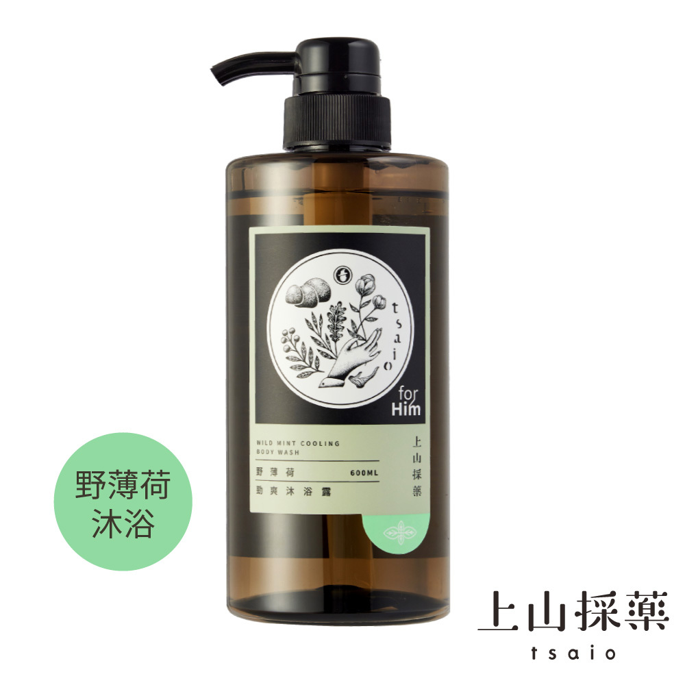 Wild Mint Cooling Body Wash 600ml
