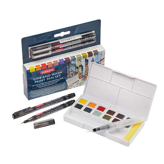 【DERWENT 德爾文】 色塊隨身組附代針DW2305866