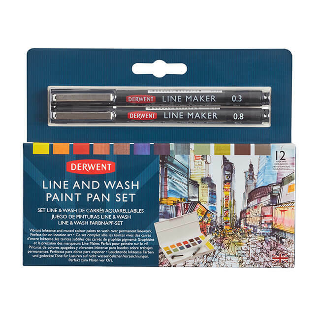 【DERWENT 德爾文】 色塊隨身組附代針DW2305866