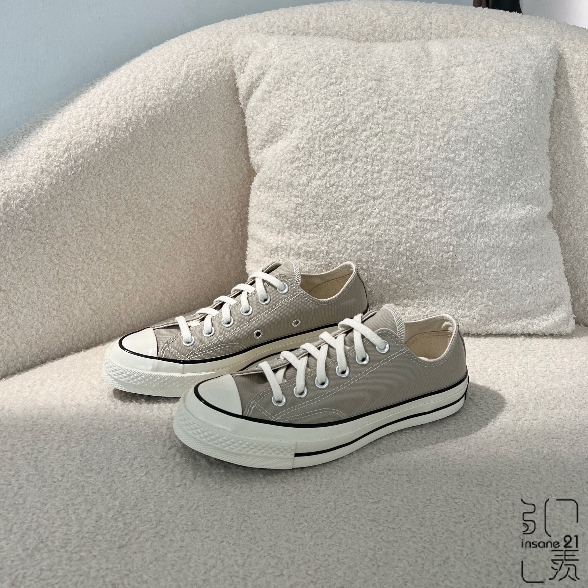 CONVERSE CHUCK TAYLOR ALL STAR 1970 灰白 米白 淺灰 淡奶茶 情侶尺寸 全新正品 172680c