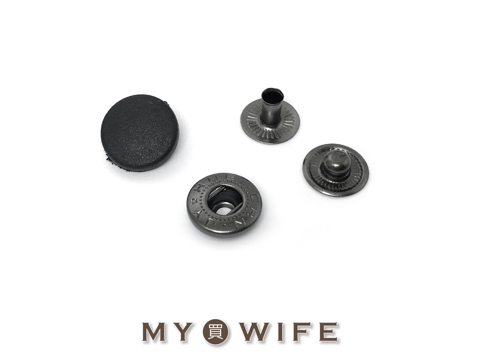 尼龍面押釦_押釦/外套釦_2色4規格(10入)【SL-ZC】