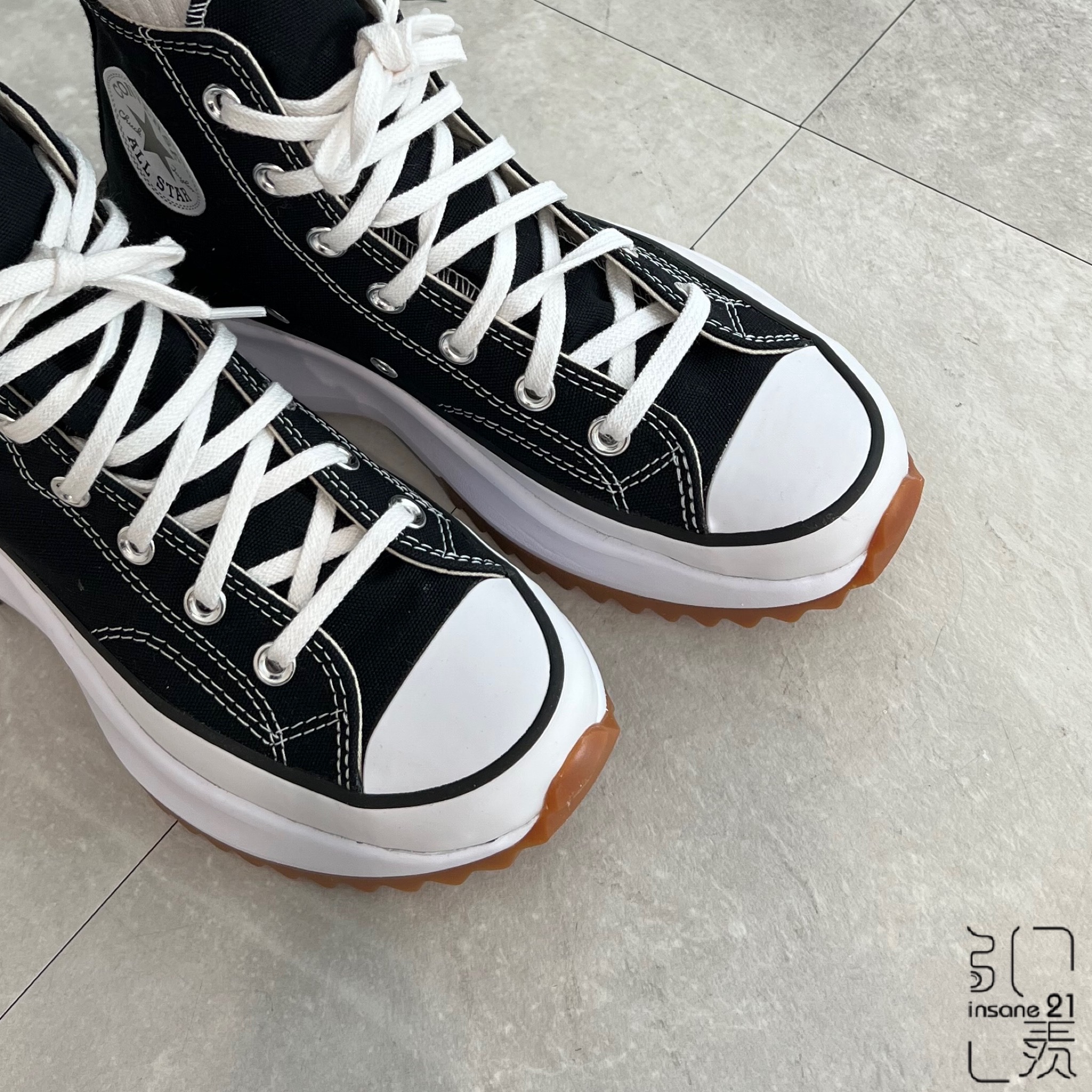 CONVERSE RUN STAR HIKE HI 黑平民版166800c