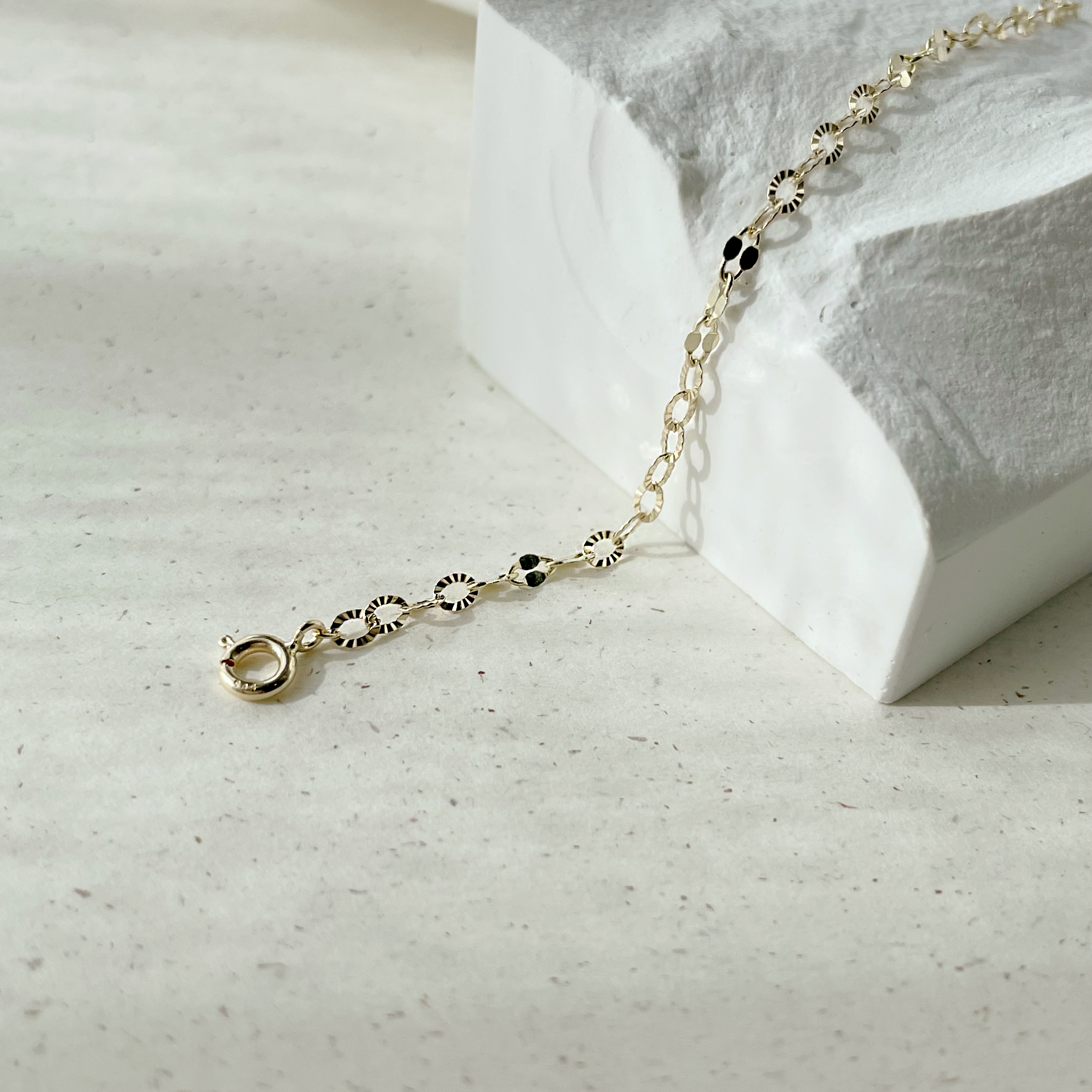 14K切花buckle手鏈