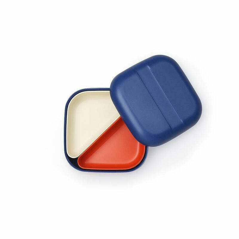 EKOBO 竹纖維方形便當盒 SQUARE BENTO LUNCH BOX - ROYAL BLUE 藍色