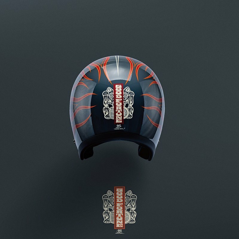 GALLOP MAKOTO 小林誠 藍灰 復古帽 3/4帽