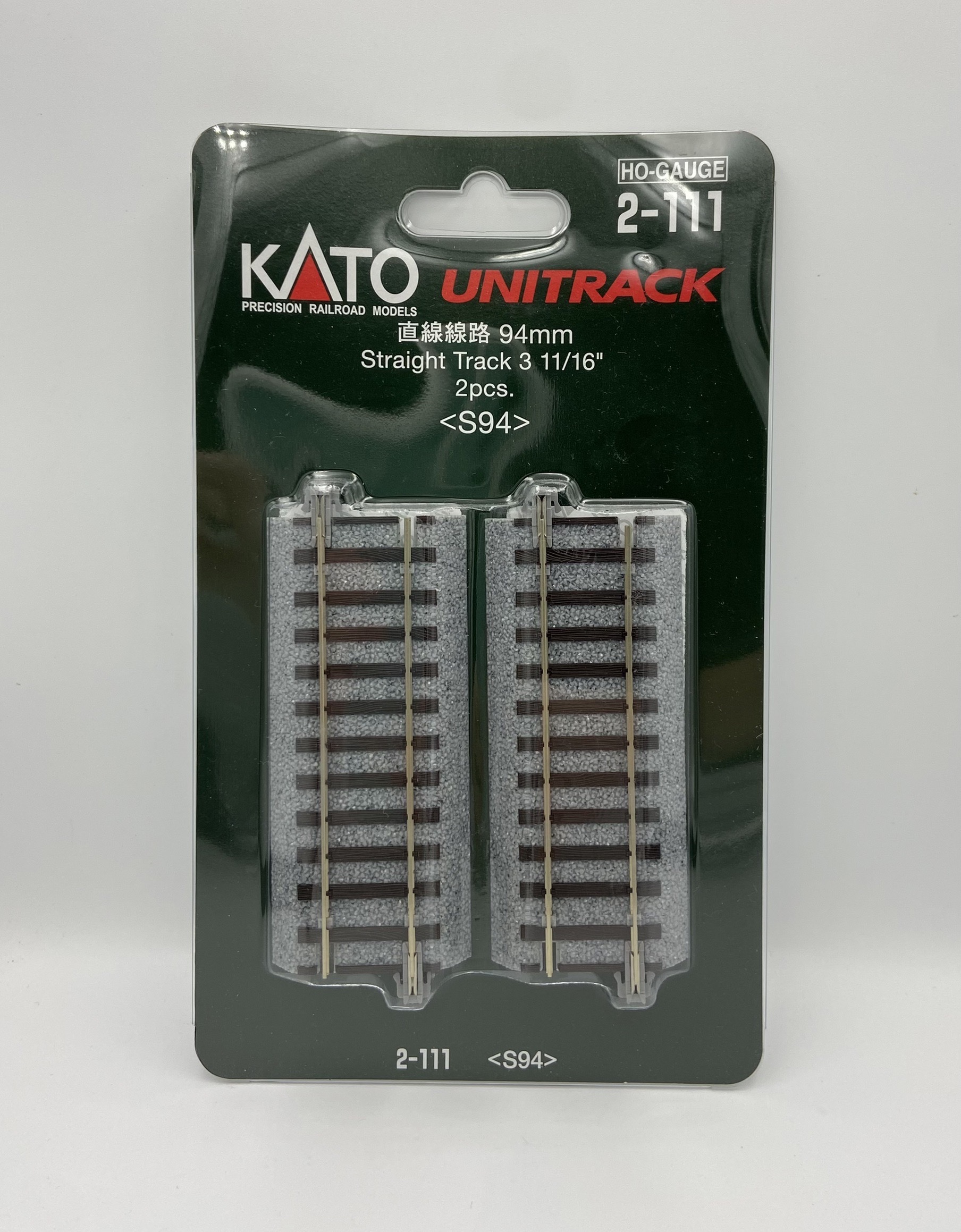 Kato 2-111 HO規 94 mm 直線線路