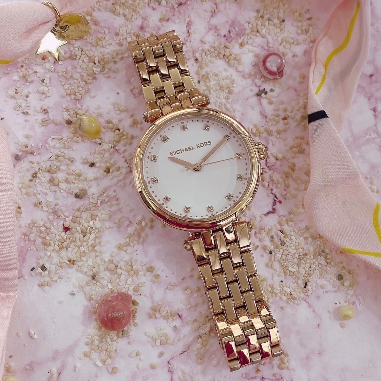 【MICHAEL KORS】精緻時尚腕錶 MK4568 34mm  現代鐘錶