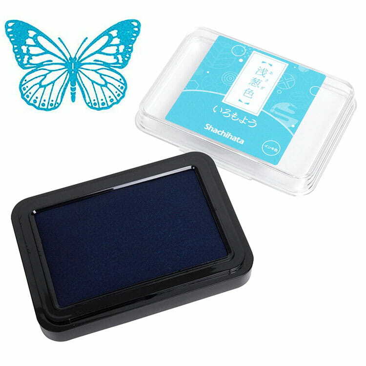 淺蔥色 日本傳統色系列 油性速乾印台｜日本 Shachihata