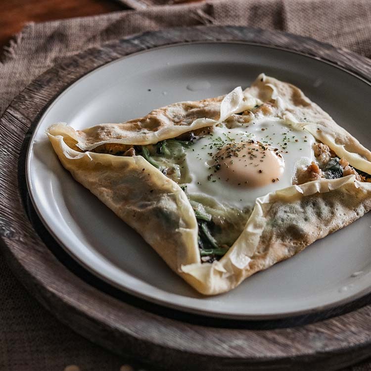 素食鹹法式薄餅