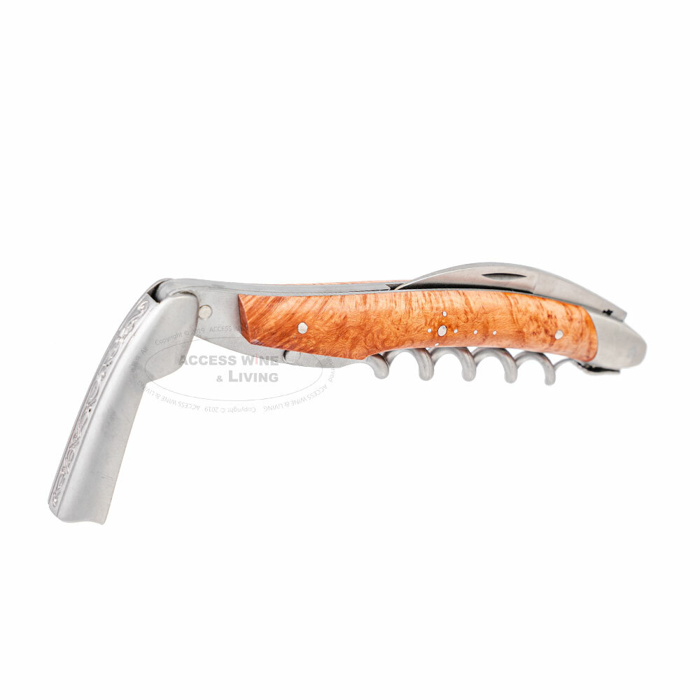 FORGE DE LAGUIOLE | 石楠根木刻藤開瓶器