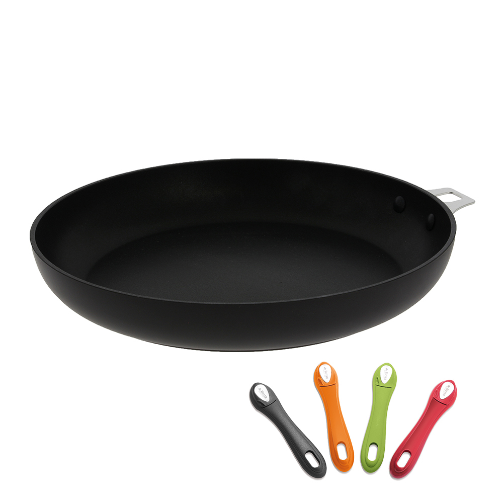 Choc TWISTY黑銀都會活動柄加厚平底易潔鑊 (適用IH感應爐 / 需另加購握柄)