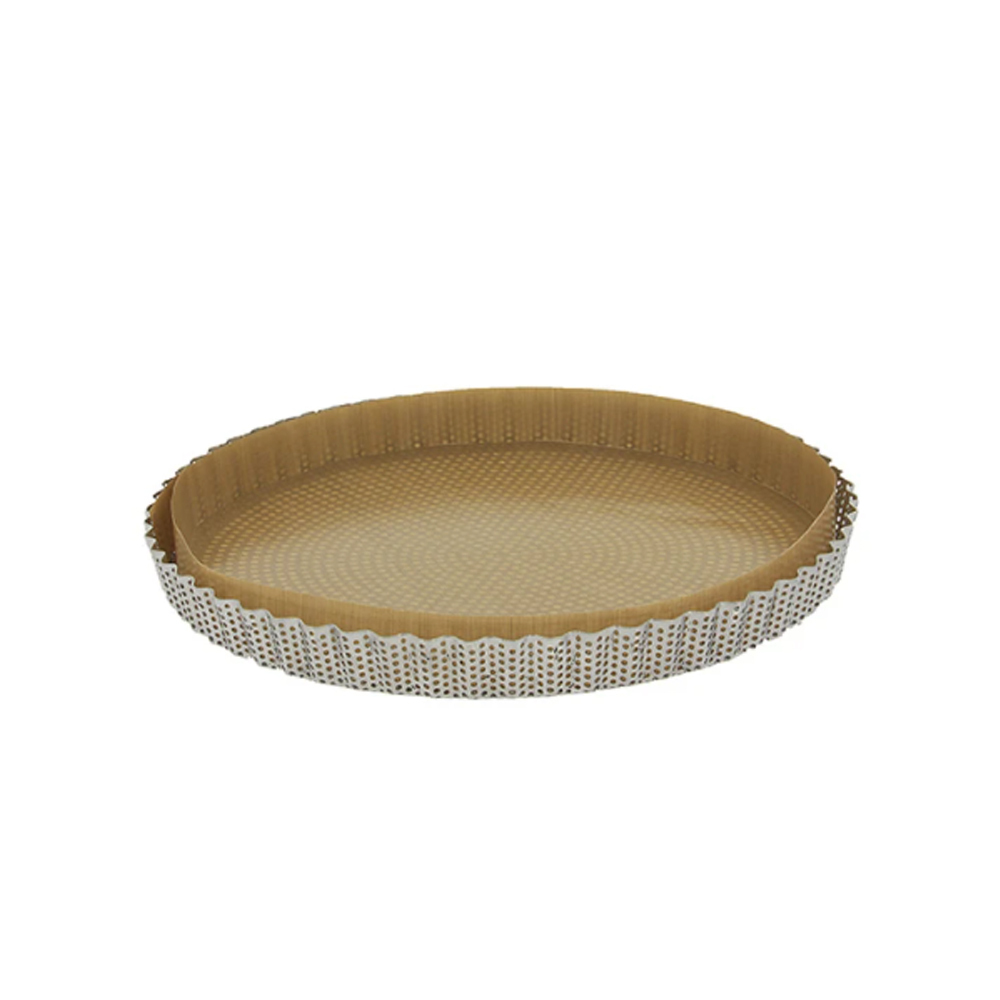 專利不鏽鋼波浪邊可脫模帶孔烤模＋不沾烤紙