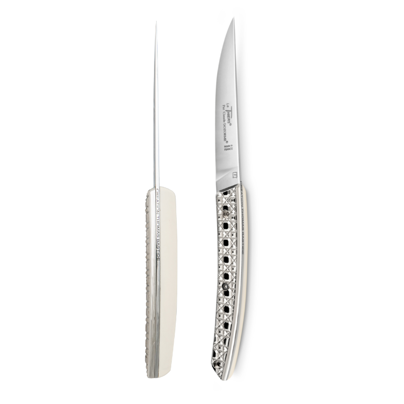 DOZORME | T. BASTIDE 聯名設計款 Thiers L'ame訂製系列鑲細鑽面牛排刀