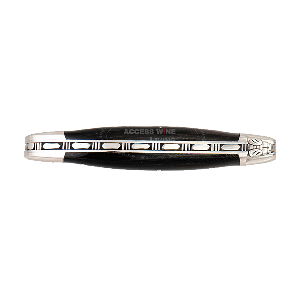 FORGE DE LAGUIOLE | Black shade horn tip Cigar cutter - Cutter (shiny finish)