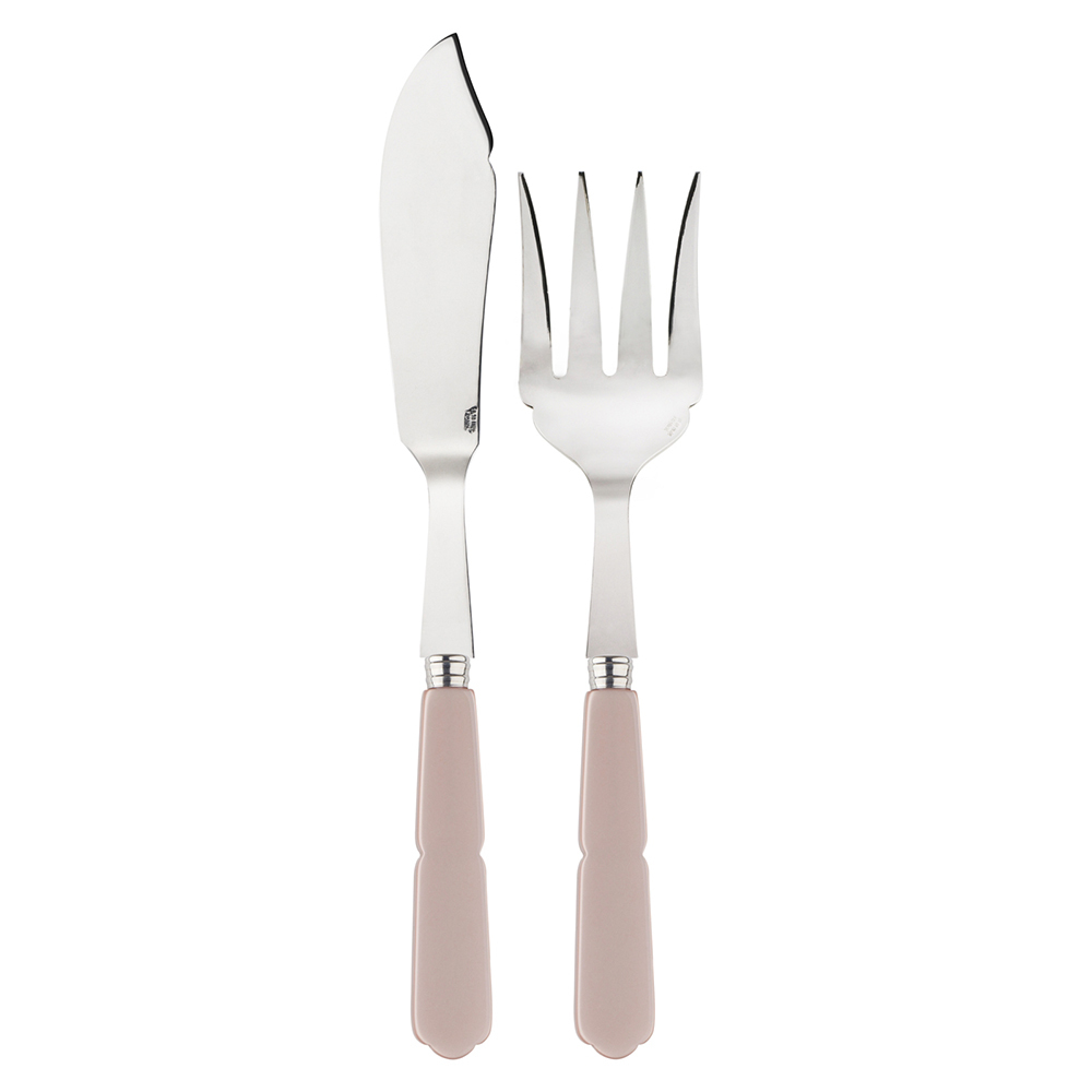 SABRE | Gustave 法風-古斯塔夫系列 | 魚肉配餐用刀叉組 | 奶茶色