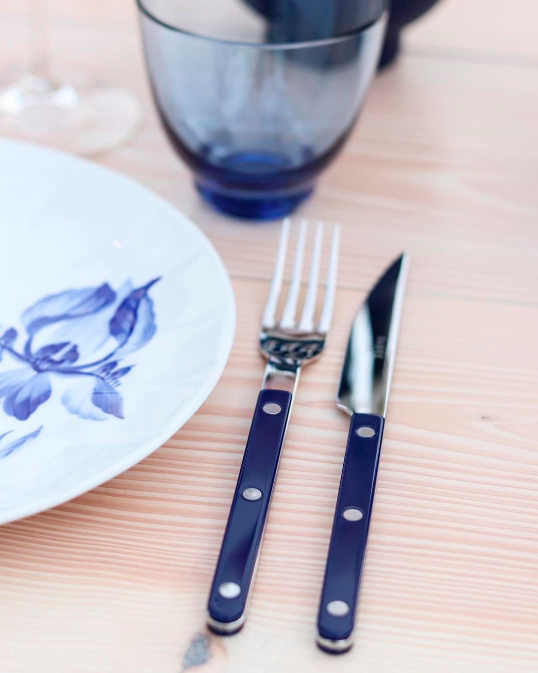 SABRE | Bistrot 復古酒館鈕扣系列 | 24件組 | 亮面 | 寶石藍