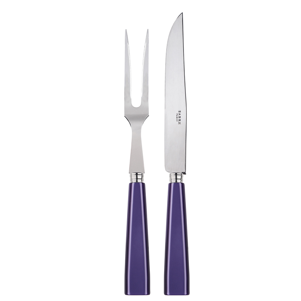 SABRE | Icone 60s 風華年代 | 排餐刀肉叉組 | 紫