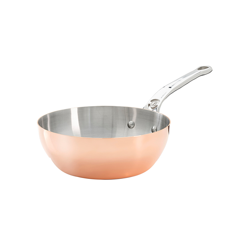銅鍋- 契合銅單柄深煎鍋(適用感應爐) |法國畢耶